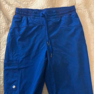 Royal blue scrub pants